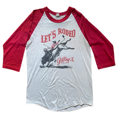 Gilley's "Let's Rodeo" Raglan Tee S/M