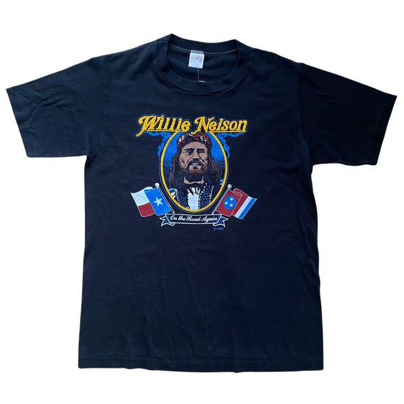 Willie Nelson On The Road Again Tee M