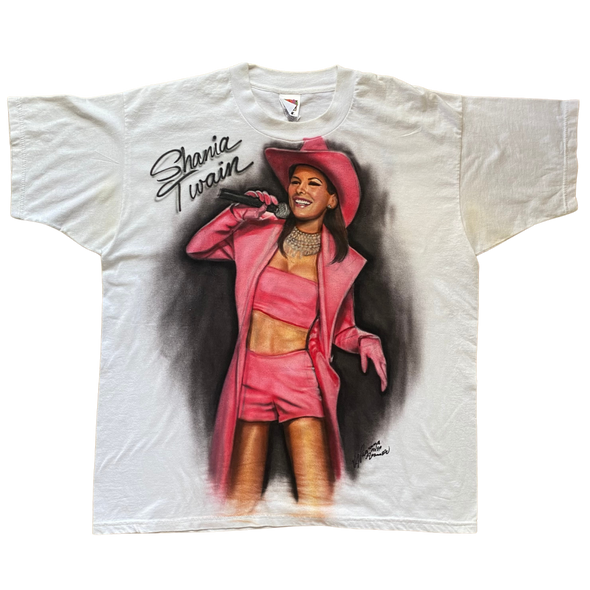 Shania Twain Handmade Airbrush Tee XL