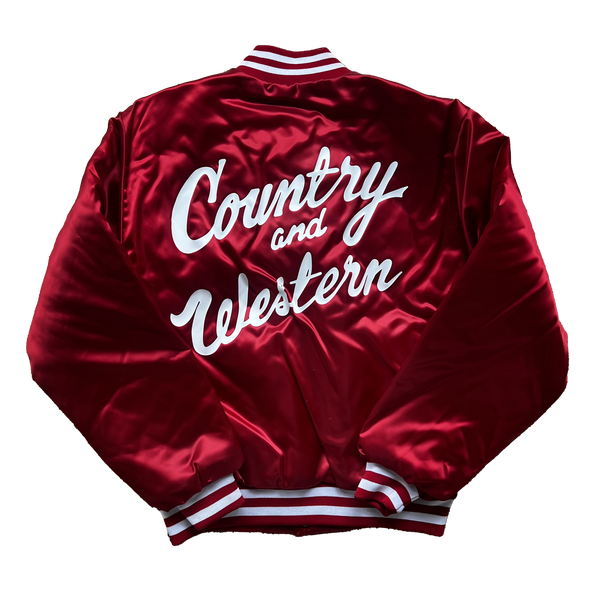 Country & Western 80s Deadstock Jacket Red Size M