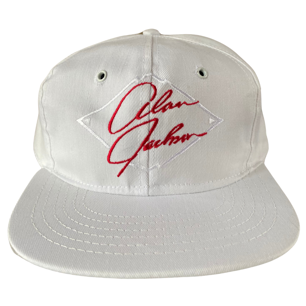 Alan Jackson Deadstock White Embroidered Cap