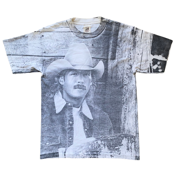 Alan Jackson All Over Print Portrait Tee Size L