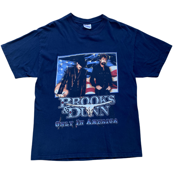 Brooks & Dunn Only In America Tee Size L