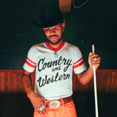 Country & Western Red Stripe