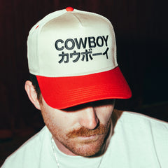 COWBOY HAT JAPAN Red Snapback Cap