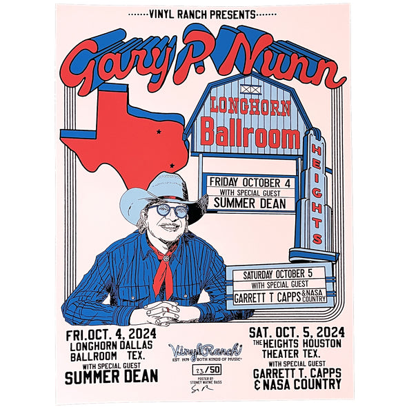 Gary P. Nunn Limited Edition Art Poster