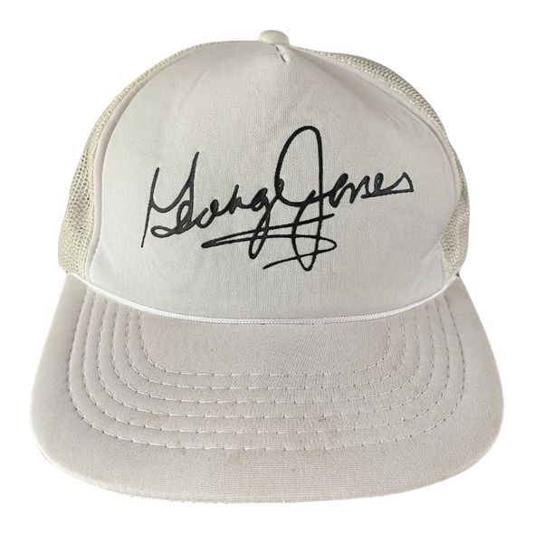 George Jones Signature Grey Trucker Hat