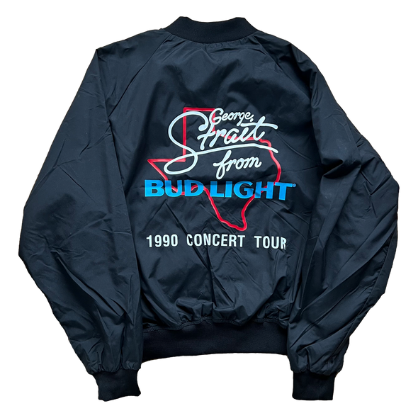 George Strait Bud Light Deadstock 1990 Tour Jacket Size XL