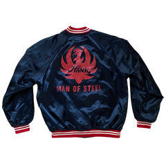 Hank Williams Jr. Rare Man Of Steel Satin Jacket Size M