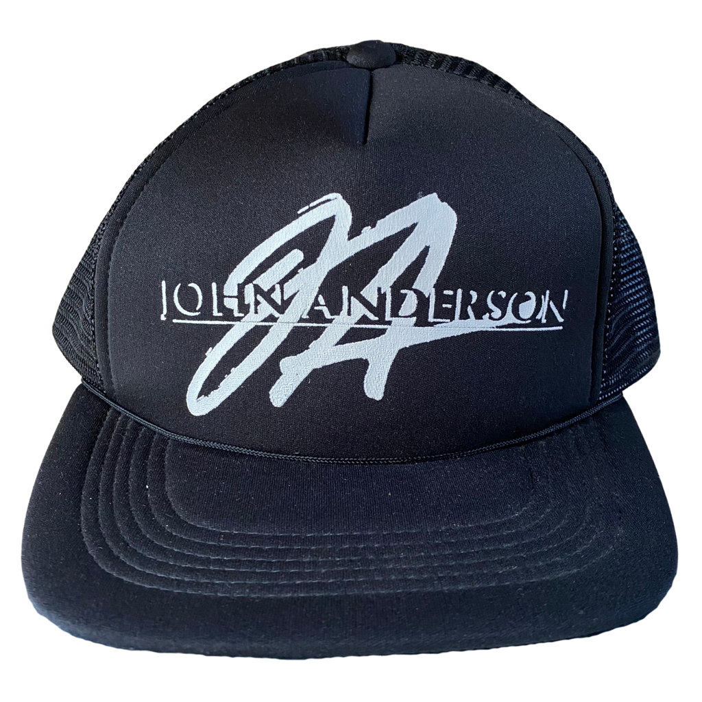 John Anderson Deadstock Black Trucker Hat