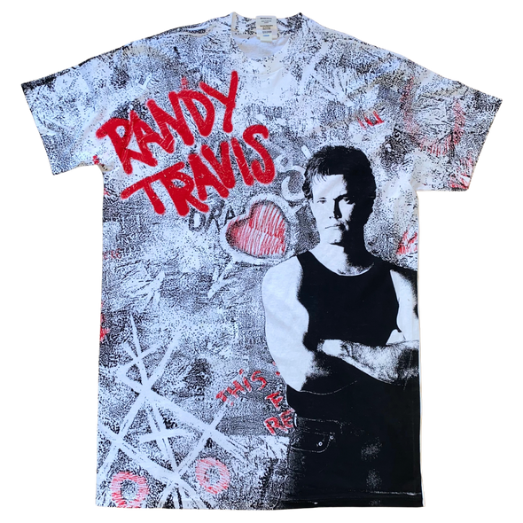 Randy Travis Deadstock All Over Print Tee - One Size