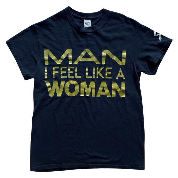 Shania Twain Man I Feel Like A Woman Tee Size S