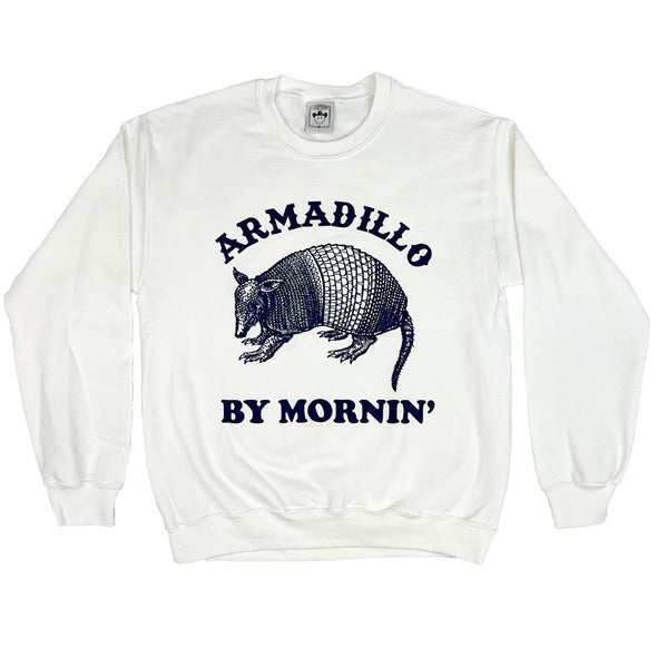 Armadillo By Morning White Sweatshirt