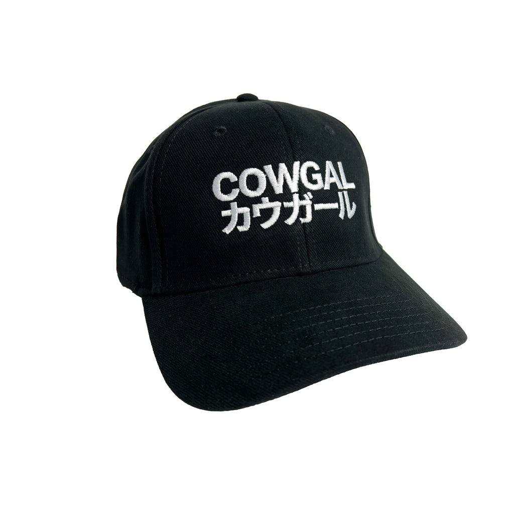 COWGAL HAT JAPAN Black Dad Cap