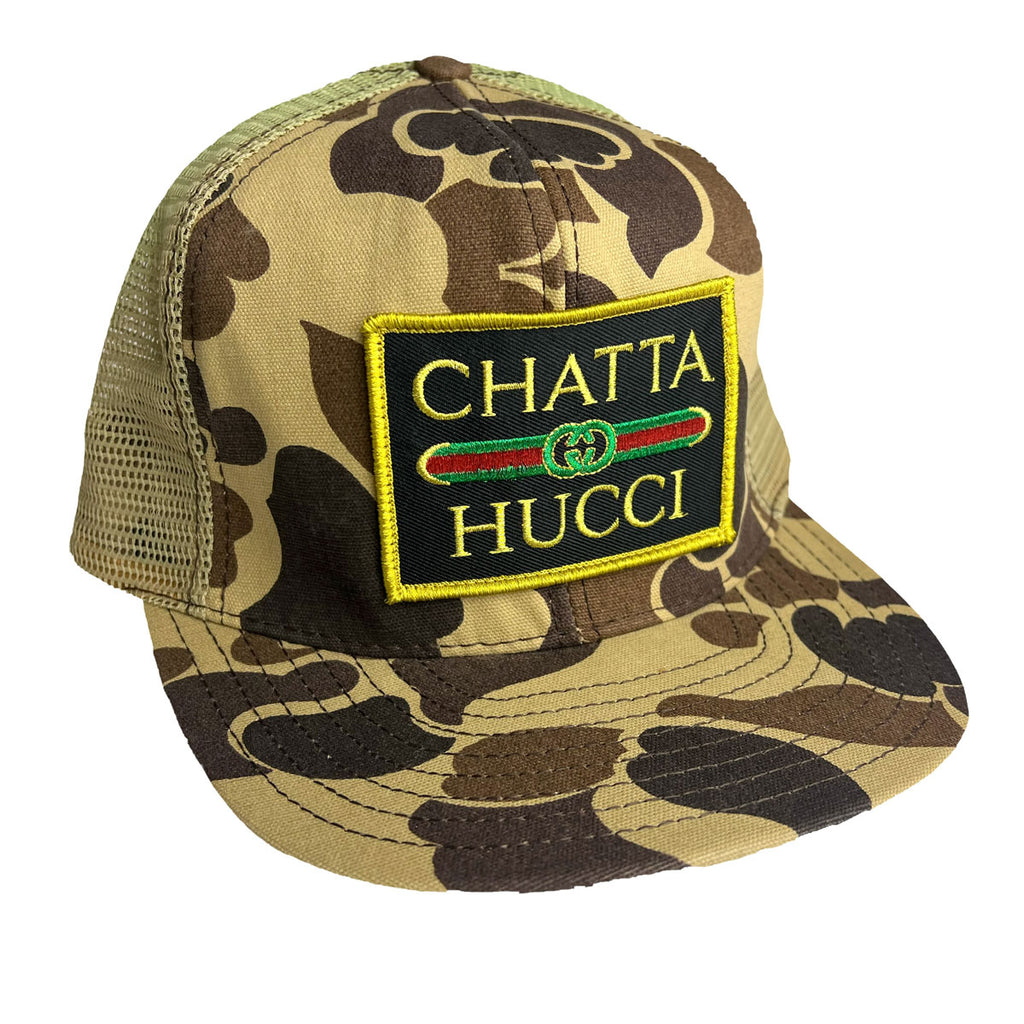 Chattahucci Vintage Deadstock Camo Trucker Patch Hat