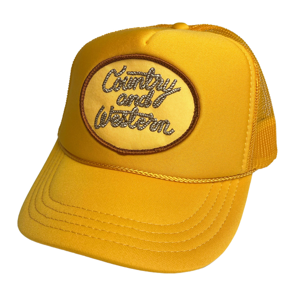 Country & Western Gold Trucker Hat