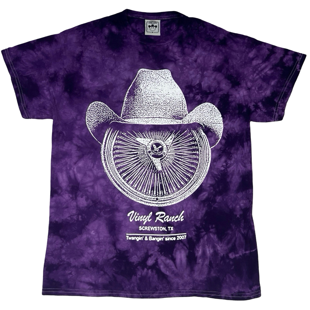 Twangin' & Bangin' Purple Tie Dye Unisex Tee