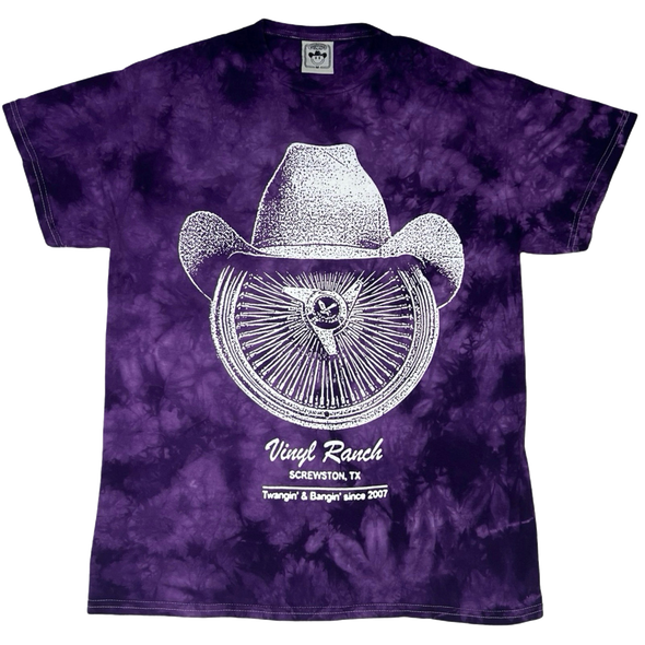 Twangin' & Bangin' Purple Tie Dye Unisex Tee